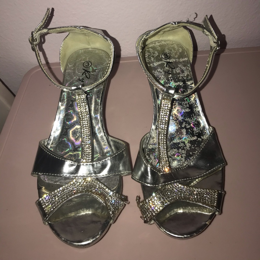 Sliver High Heels For Girls